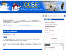 Tablet Screenshot of ccscsports.org